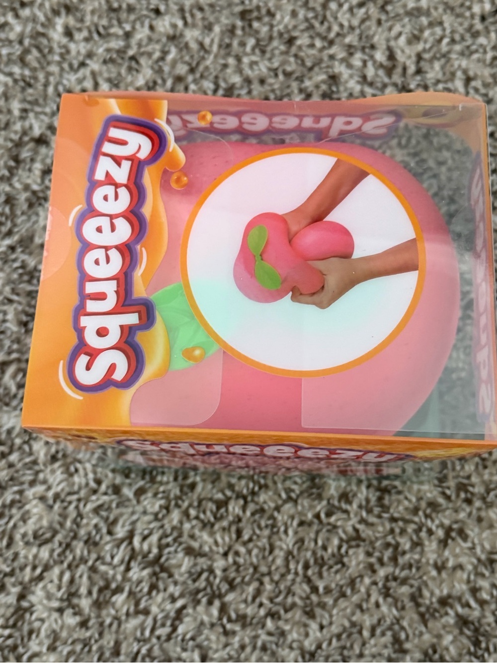 Sunny days Squeezy Peach Stress Relief Toy - Picture 4 of 6